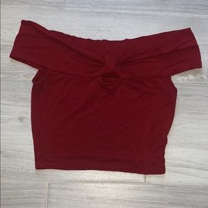 ⬛️Off the shoulder crop top